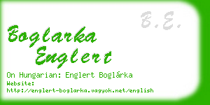 boglarka englert business card
